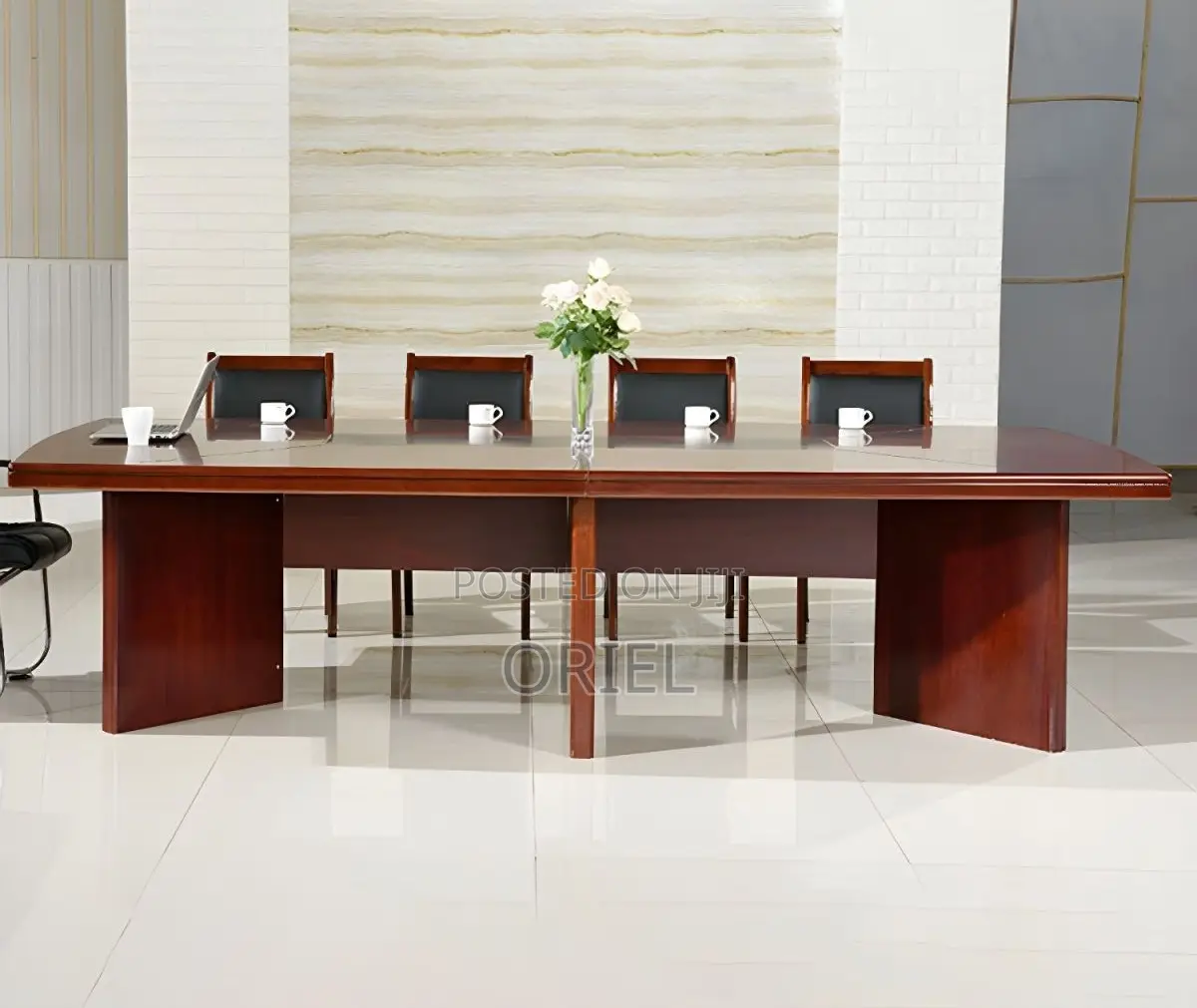Office Boardroom Table : Mahogany Finish Office Boardroom Table