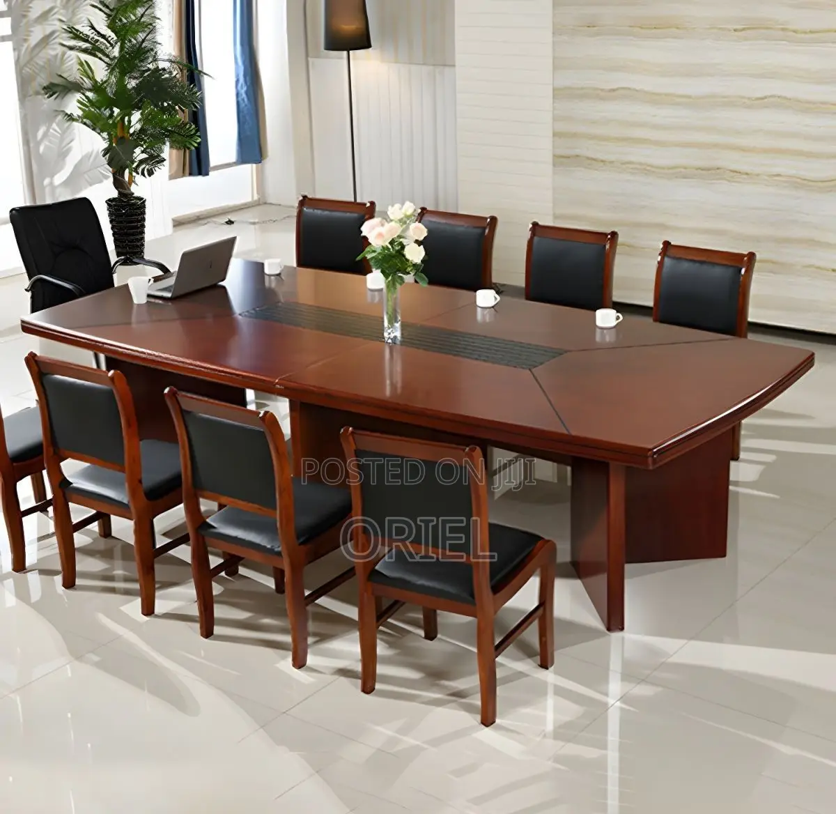 Office Boardroom Table : Mahogany Finish Office Boardroom Table