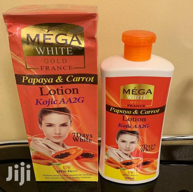 Mega White Papaya&Carrot Kojic Aa2g Lotion Kojic 7 Days White Lotion