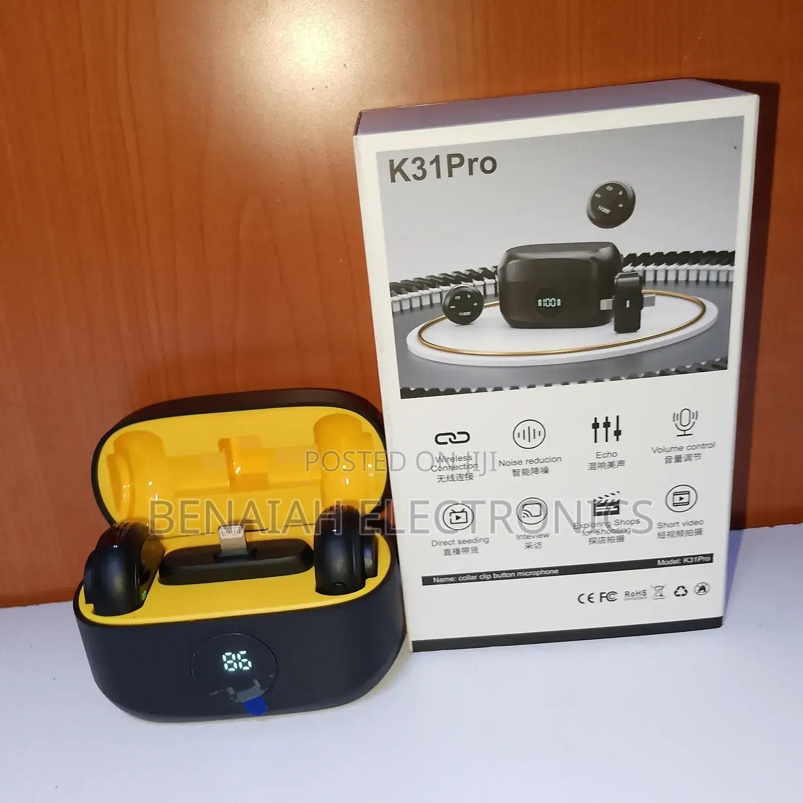 Excellent Collar Clip Microphone With Noise Reduction Feature