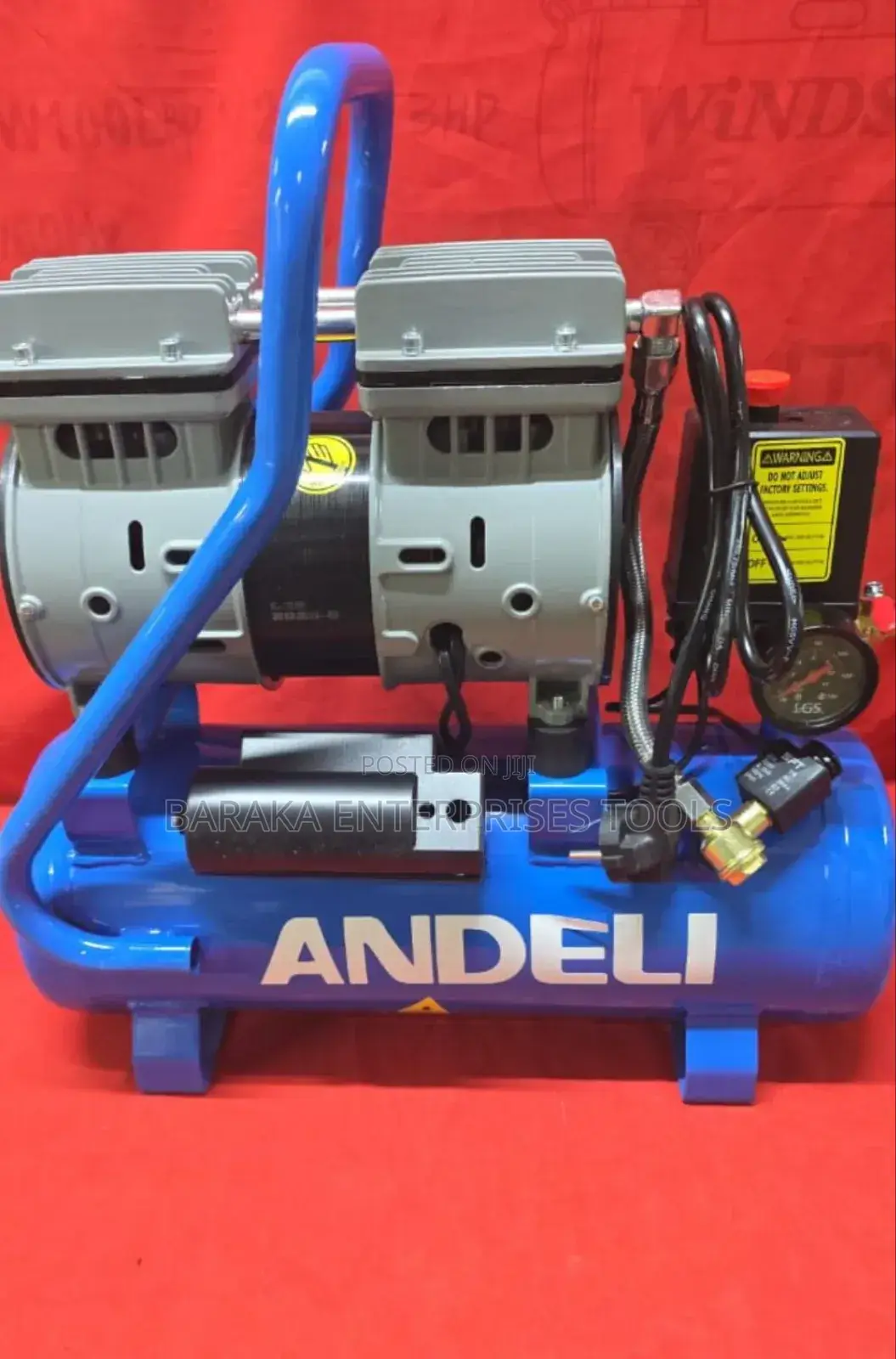 9l Silent Air Compressor-Workable