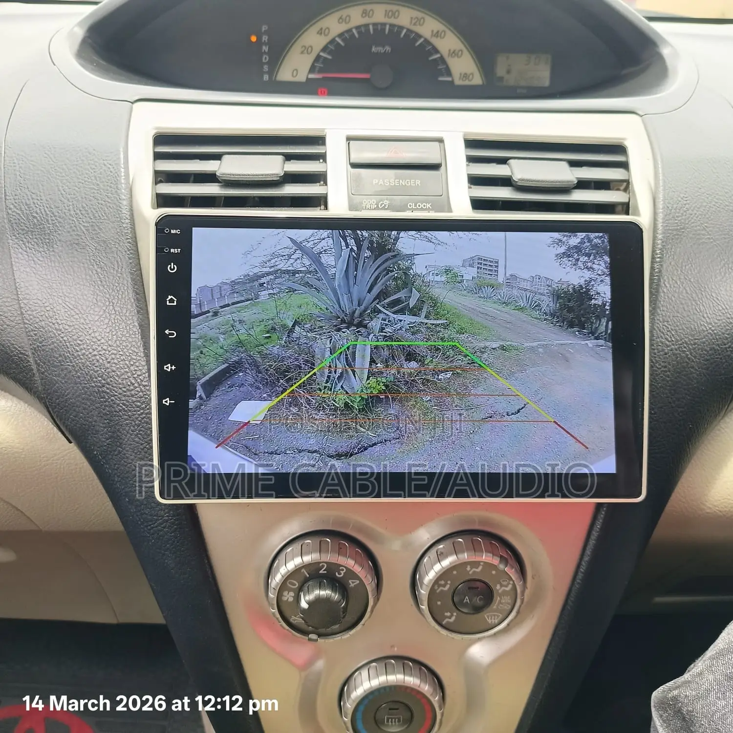 Toyota Belta Fitted With 9 Inch Android Radio Plus Frame