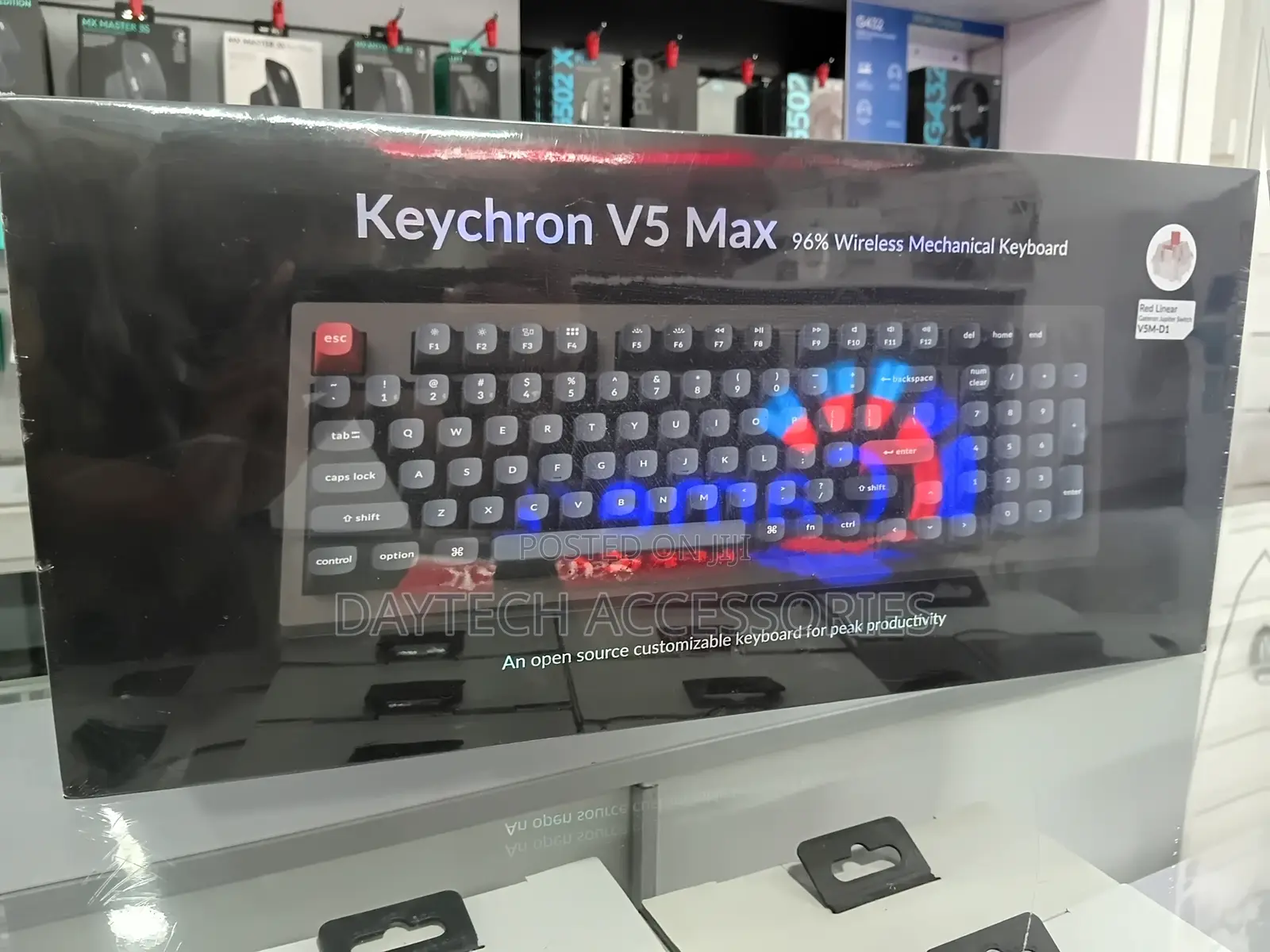 Keychron V5 Max Wireless Mechanical Keyboard.