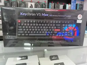 Keychron V5 Max Wireless Mechanical Keyboard.