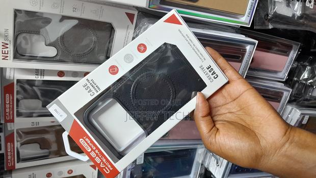 Melly iPhone 17 Pro Max Leather Case,Built-in Invisible Stand Black - thumbnail 3