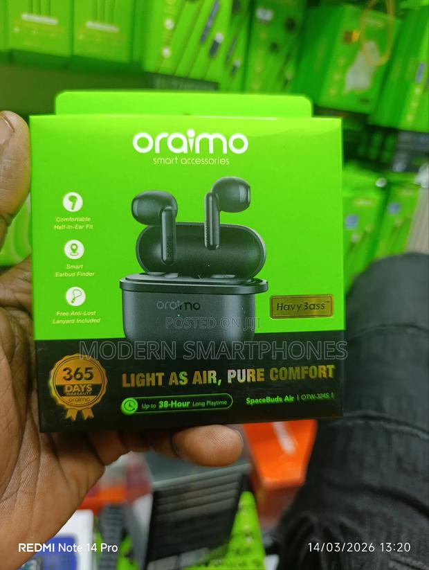 Oraimo Spacebuds Air 38 Hours Smart Finder True Wireless Earbuds - main view