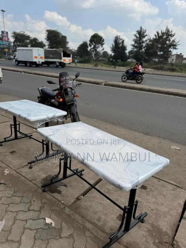 2 by 4 Rectangle Marble Table - main view