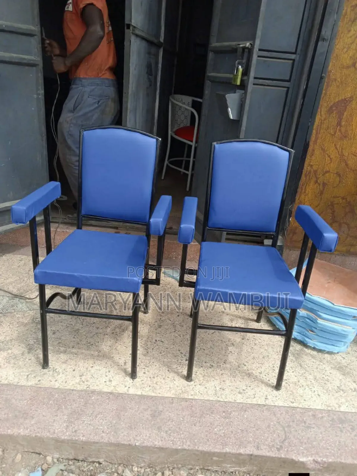 Blue Hotel Ama Club Chairs