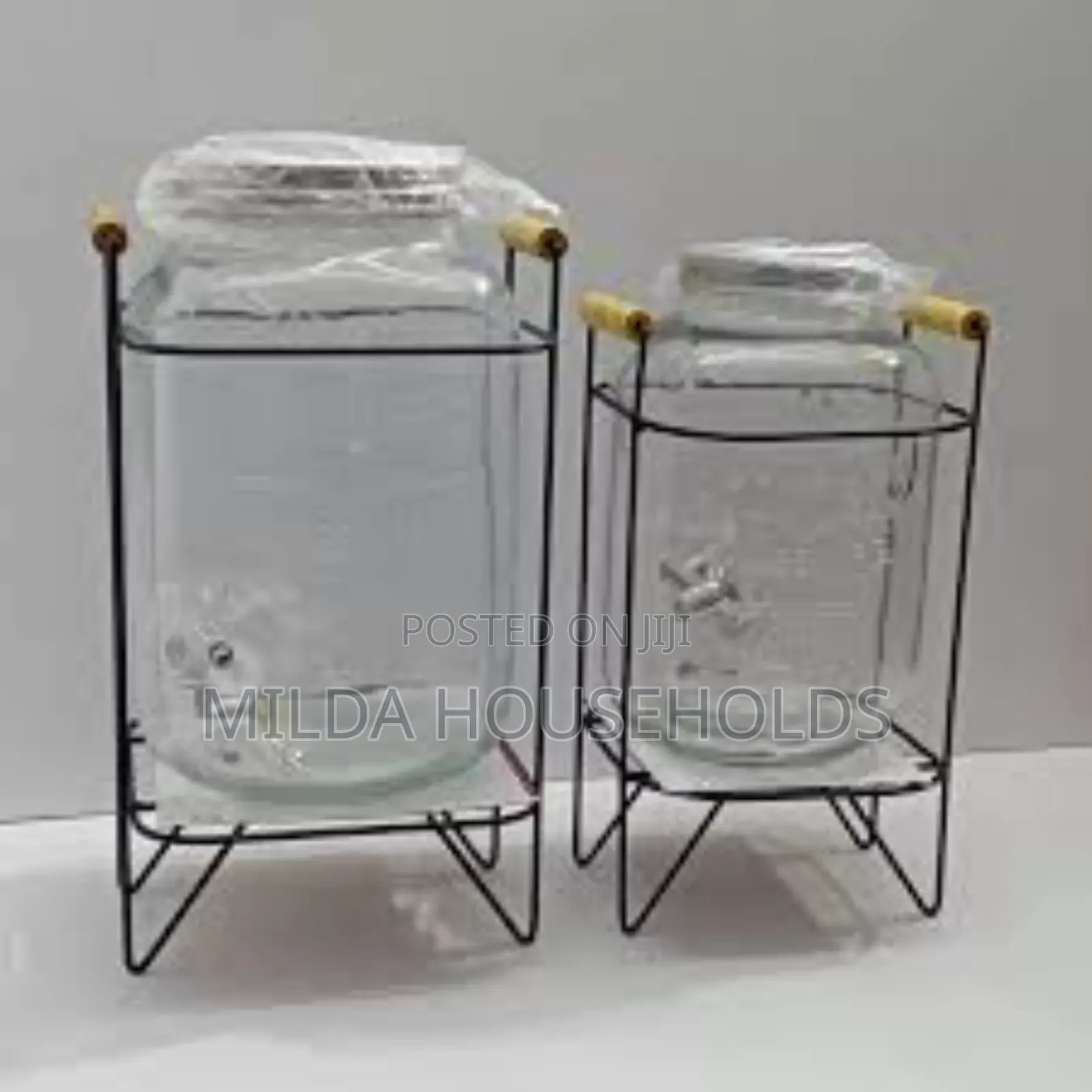 Glass Juice Dispensers.