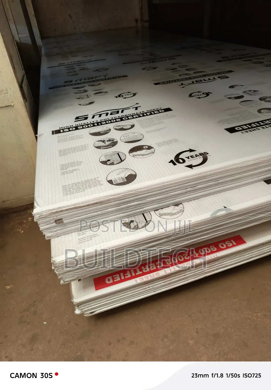6mm Clear Polycarbonate Sheet for Roofing Skylights
