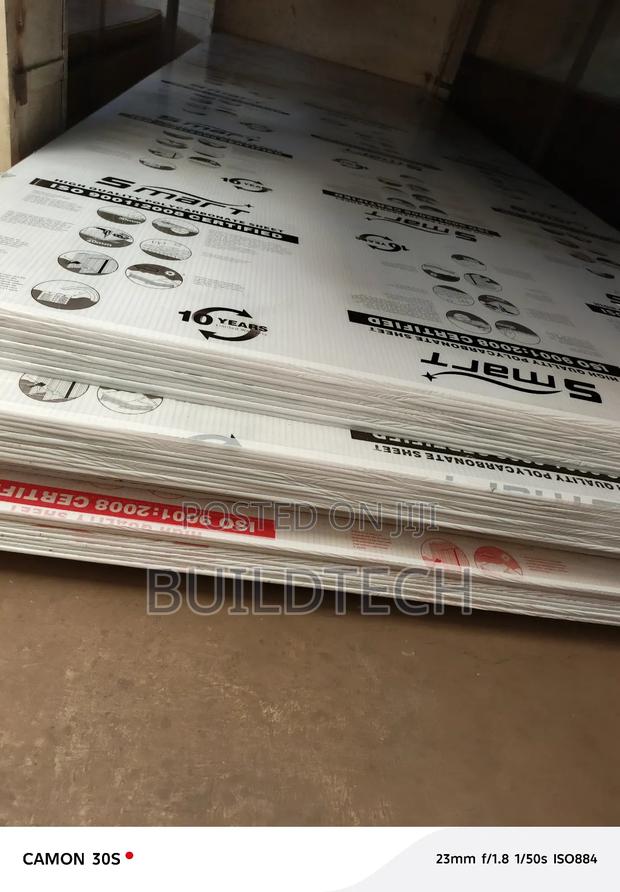 6mm Clear Polycarbonate Roofing Sheets – Uv Resistant - thumbnail 2