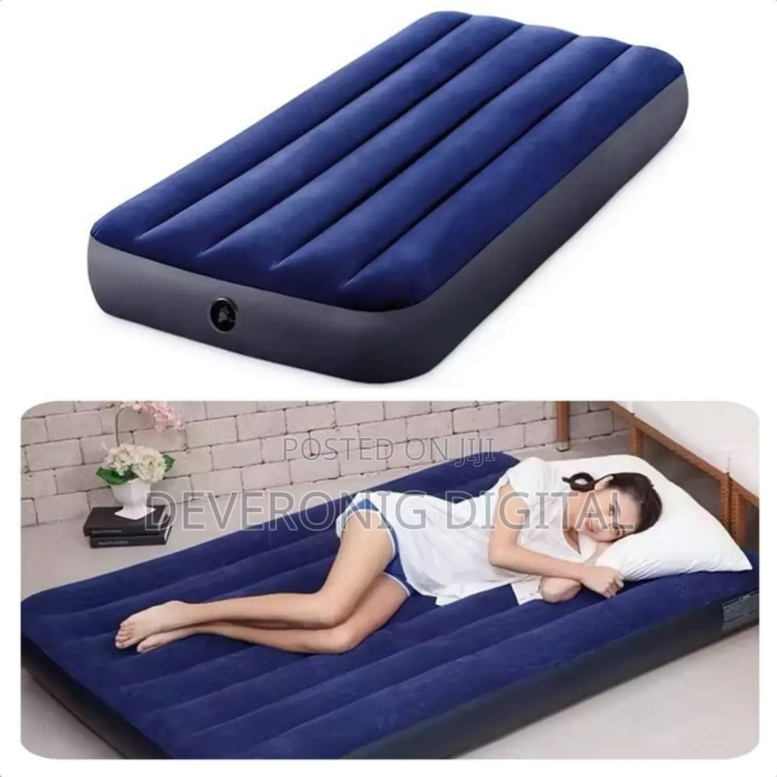 Intex Inflatable Mattress With Free Electric Pump 
*