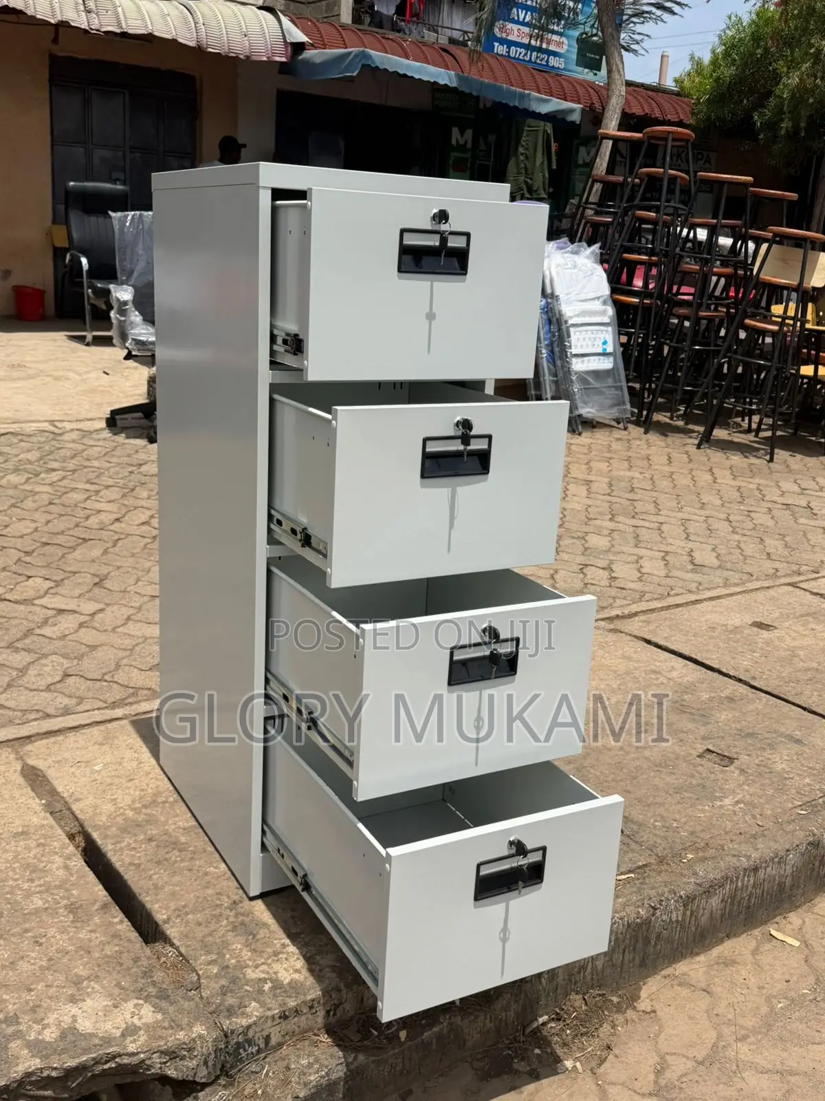 4 Drawer All Lockable Filling Cabinet