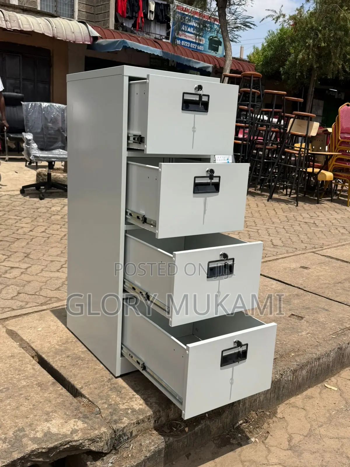 4 Drawer Lockable Filling Cabinet
