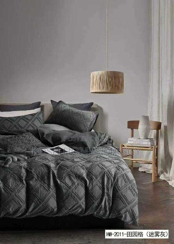Black Tufted Duvet Cover Set - main view