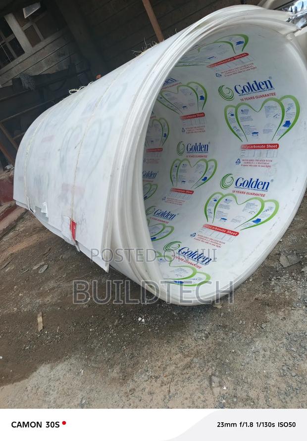 6mm Clear Polycarbonate Roofing Sheet – High Transparency - main view