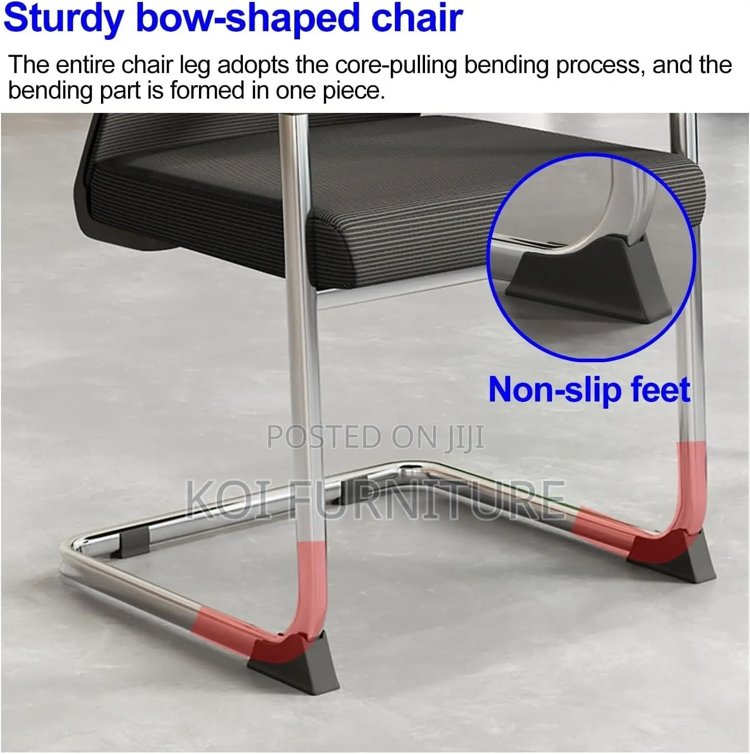Office Chairs; Mesh Discussion Office Seat With Sled Edge Base
