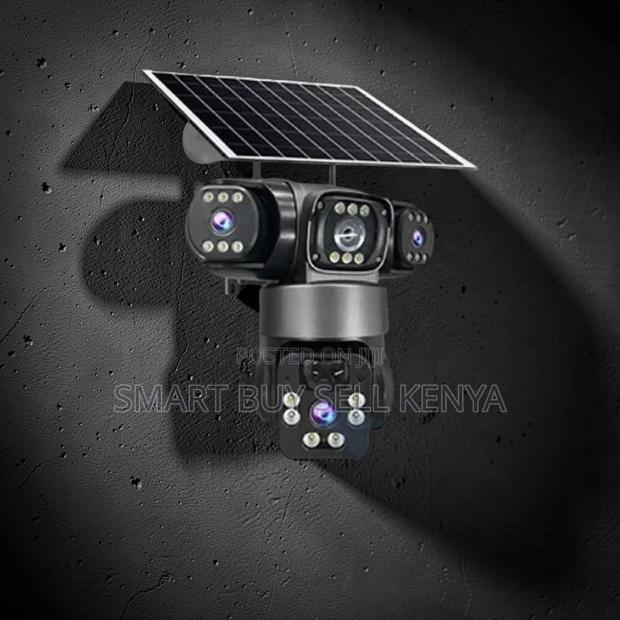 Motion Detection 20mp Ultra Hd 4g PTZ Triple Lens Solar Camera