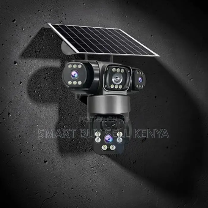 Motion Detection 20mp Ultra Hd 4g PTZ Triple Lens Solar Camera