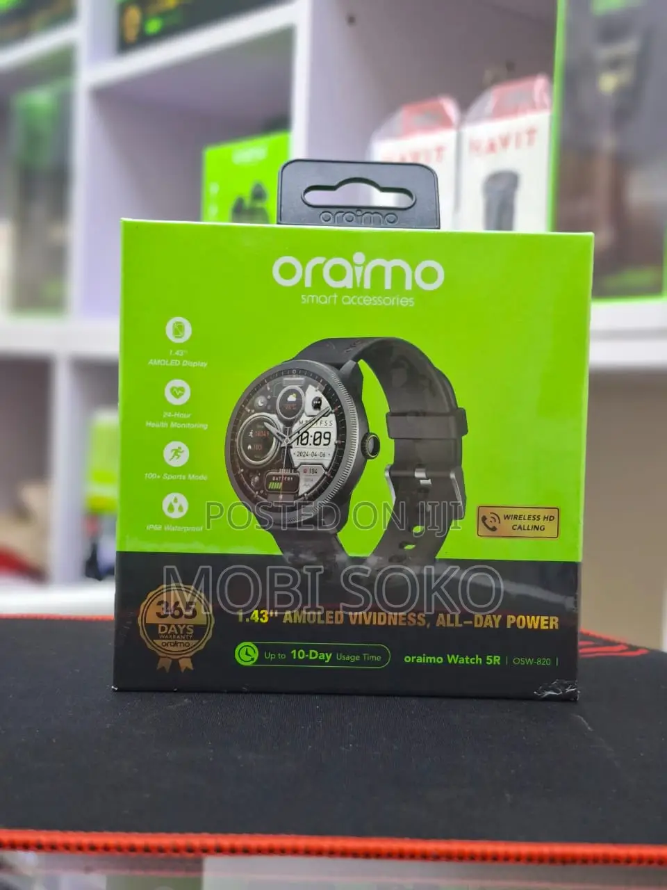 Oraimo Watch 5r 1.43'' Amoled Ip68 Smart Watch