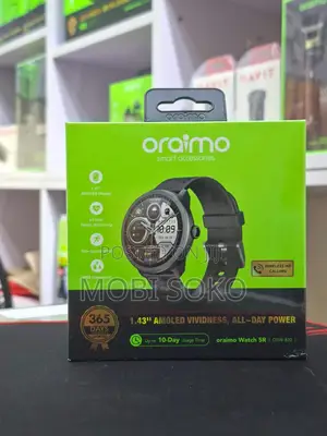 Oraimo Watch 5r 1.43'' Amoled Ip68 Smart Watch