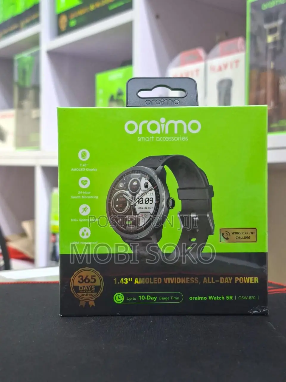 Oraimo Watch 5r 1.43'' Amoled Ip68 Smart Watch