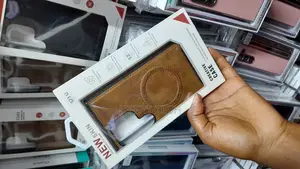 Ibiza Galaxy S23 Ultra Leather Magsafe Case With Invisible Stand-Brown