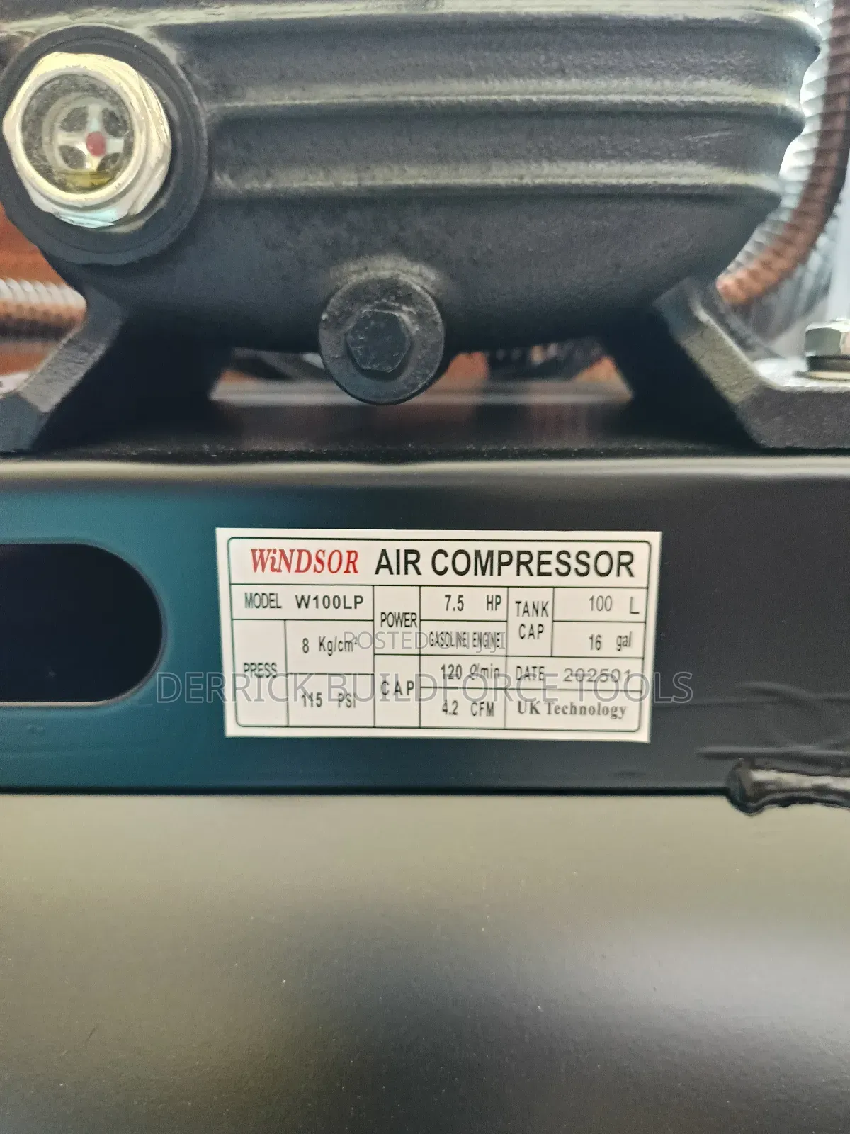 Windsor Gasoline Air Compressor 100l