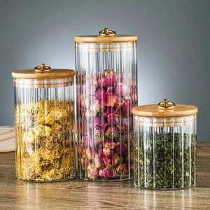 Glass Storage Container -Bamboo Lid - main view