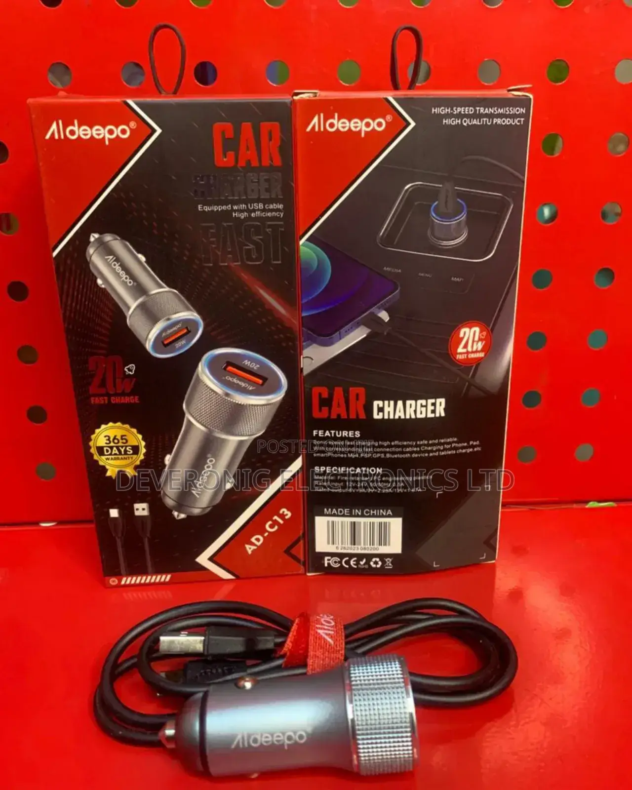 *Aldeepo Ad-C13 Car Charger