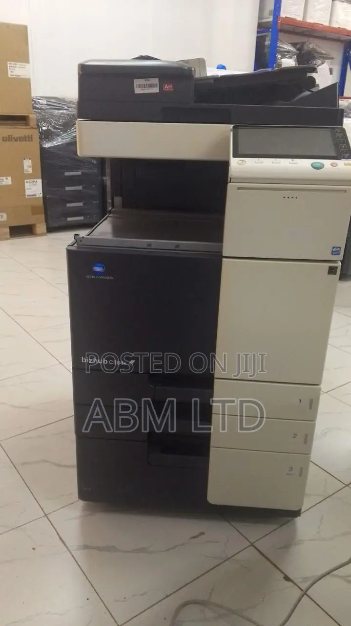 Konica Minolta Bizhub C364e Color Laser MFP With Three Trays