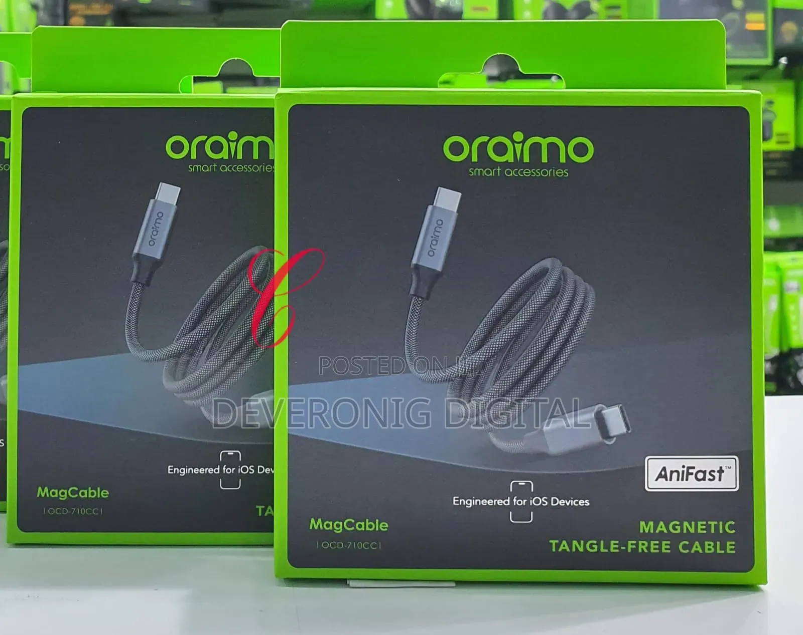 Oraimo Magcable Ocd-710cc *20v/3a 60w Magnetic* -C Toc* Data Cable