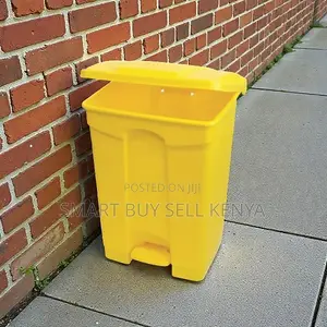 30l Hard Plastic Rectangular Step Pedal Bin for Medical Facilities