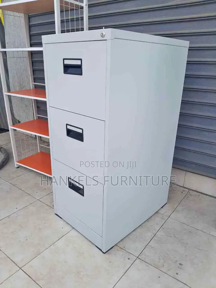 Heavy Duty 3-Drawer Office Filing Cabinet
