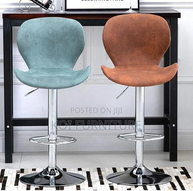 Barstools; Swivel Height Adjustable Barstool - thumbnail 5