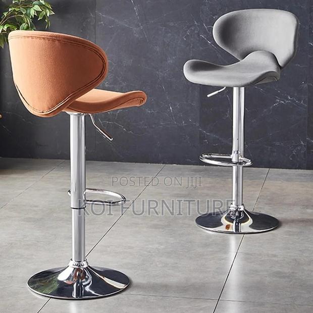Barstools; Swivel Height Adjustable Barstool - thumbnail 6