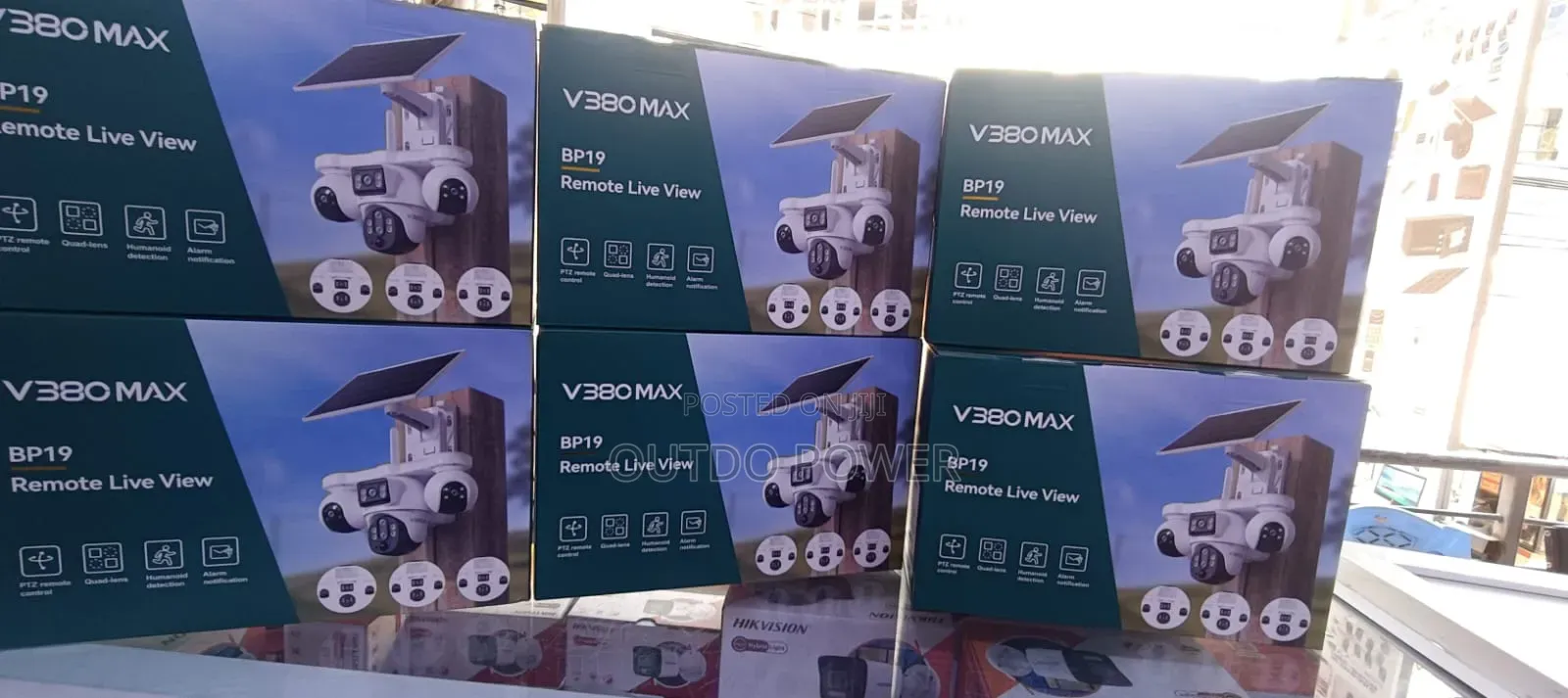 4g Ptzsolar Camera With 4 Lens