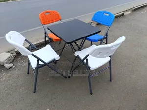 Rated All Folderable Table and Chairs