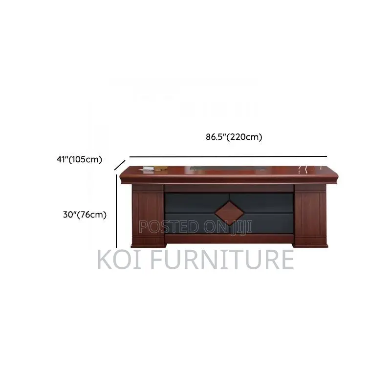 Office Desk; 1.8m Mahogany Executive Presidential Management Desk