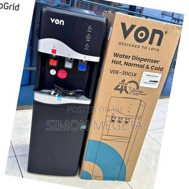 New Von Black 3 Taps Dispenser Available Payment on Delivery
