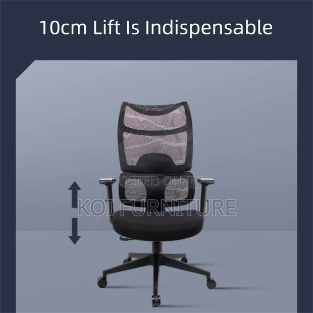 Office Chair; Orthopedic Mesh Office Seat - thumbnail 3