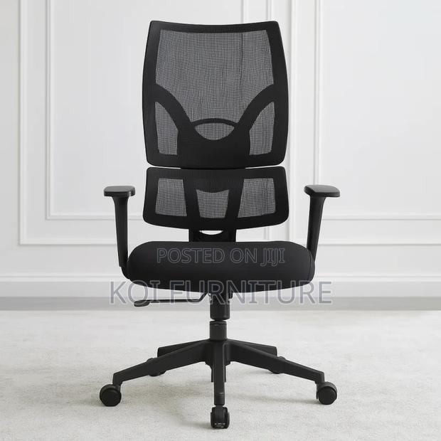 Office Chair; Orthopedic Mesh Office Seat - thumbnail 4