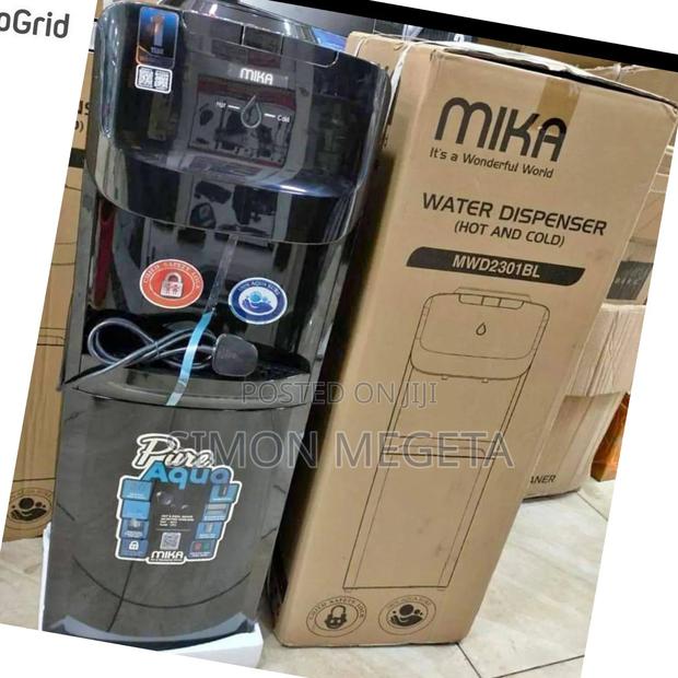 New Mika Black Hot and Cold Dispenser Available Payment on Delivery