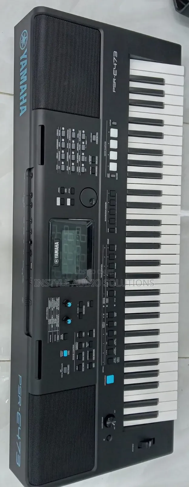 Yamaha PSR E 473 Original 61 Key Keyboard With Power Adapter
