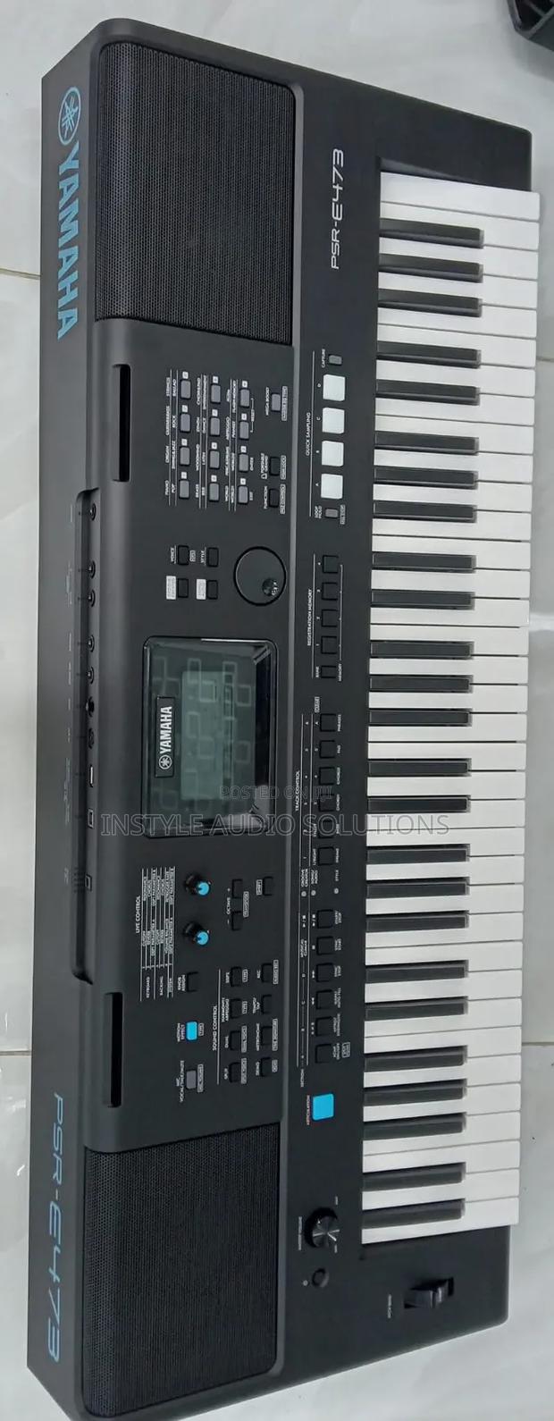 Yamaha PSR E 473 Original 61 Key Keyboard With Power Adapter