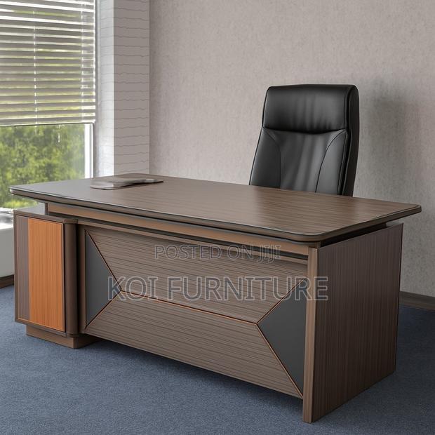 Office Desk; 1.6m Executive L Shaped Return Desk