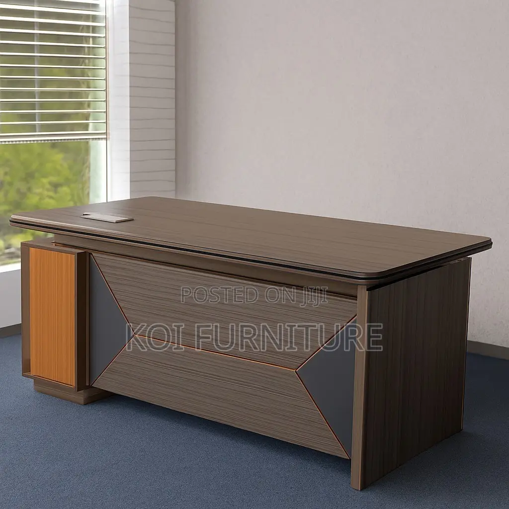 Office Desk; 1.6m Executive L Shaped Return Desk