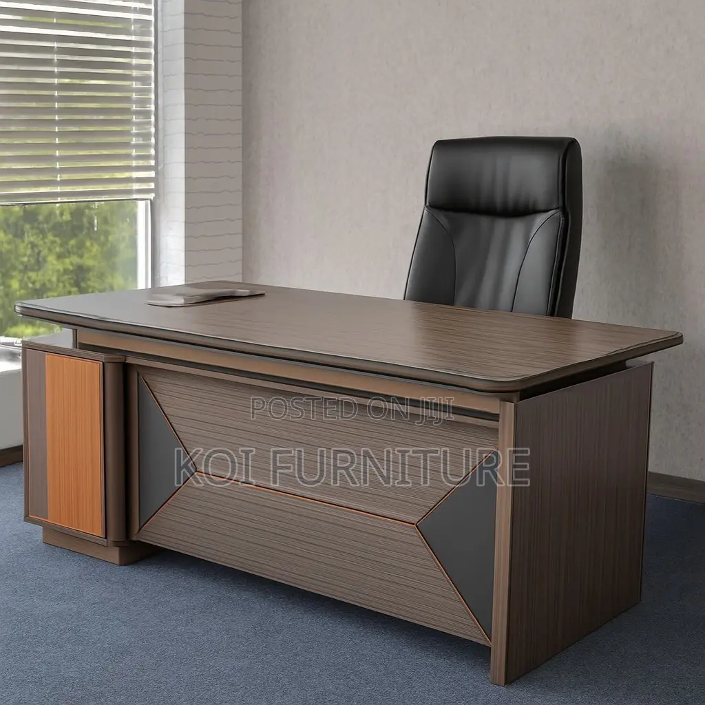 Office Desk; 1.6m Executive L Shaped Return Desk