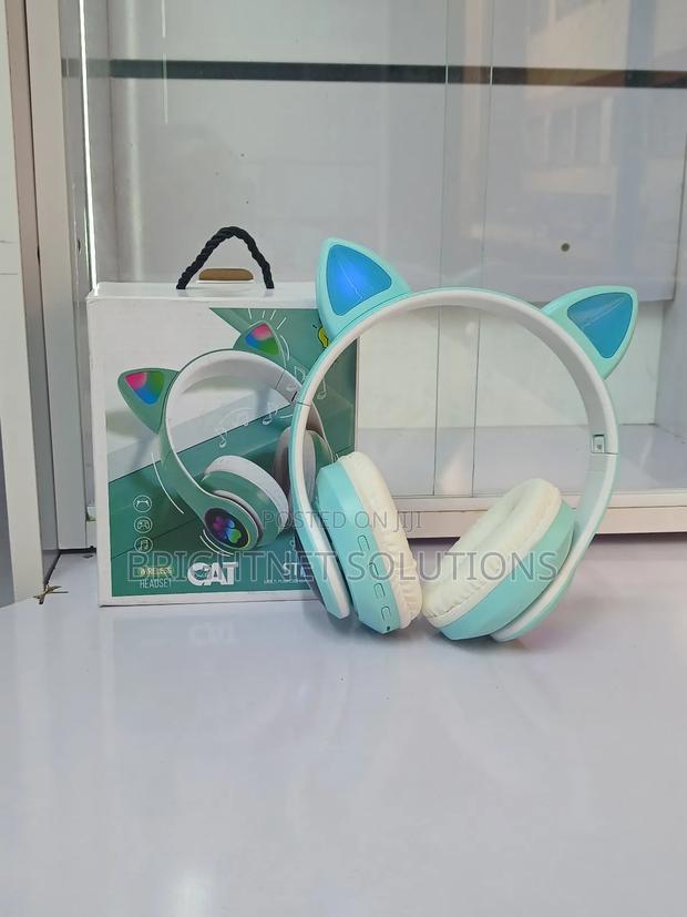 P47 Cat Ear Wireless Headphones With Led - main view