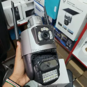 Dual Lens With Excellent Night Vision Recordings With Alarm Siren 